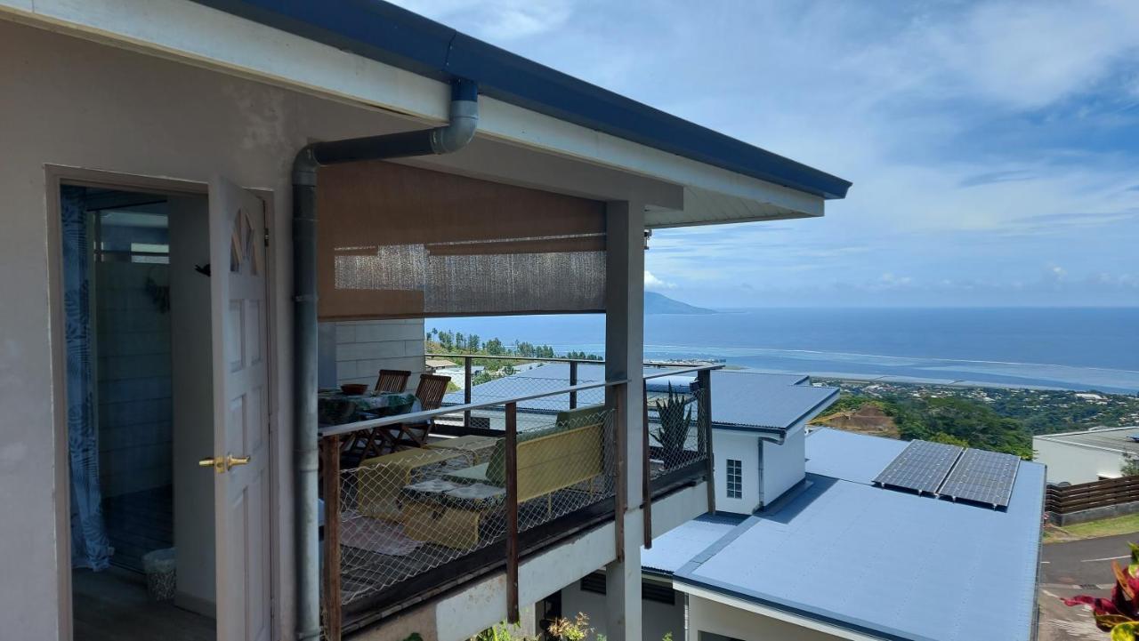 Studio Vaimiti Pour 2 Personnes Vue Mer Et Moorea Fa'a'ā Extérieur photo