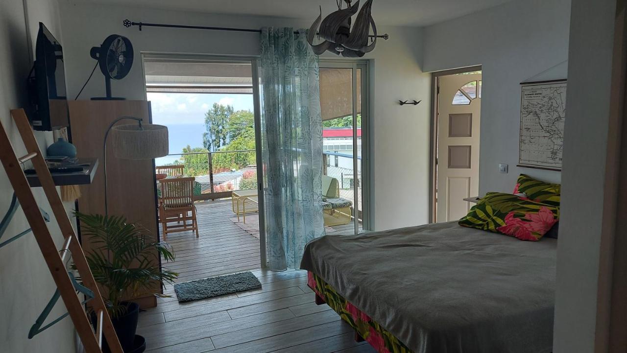 Studio Vaimiti Pour 2 Personnes Vue Mer Et Moorea Fa'a'ā Extérieur photo