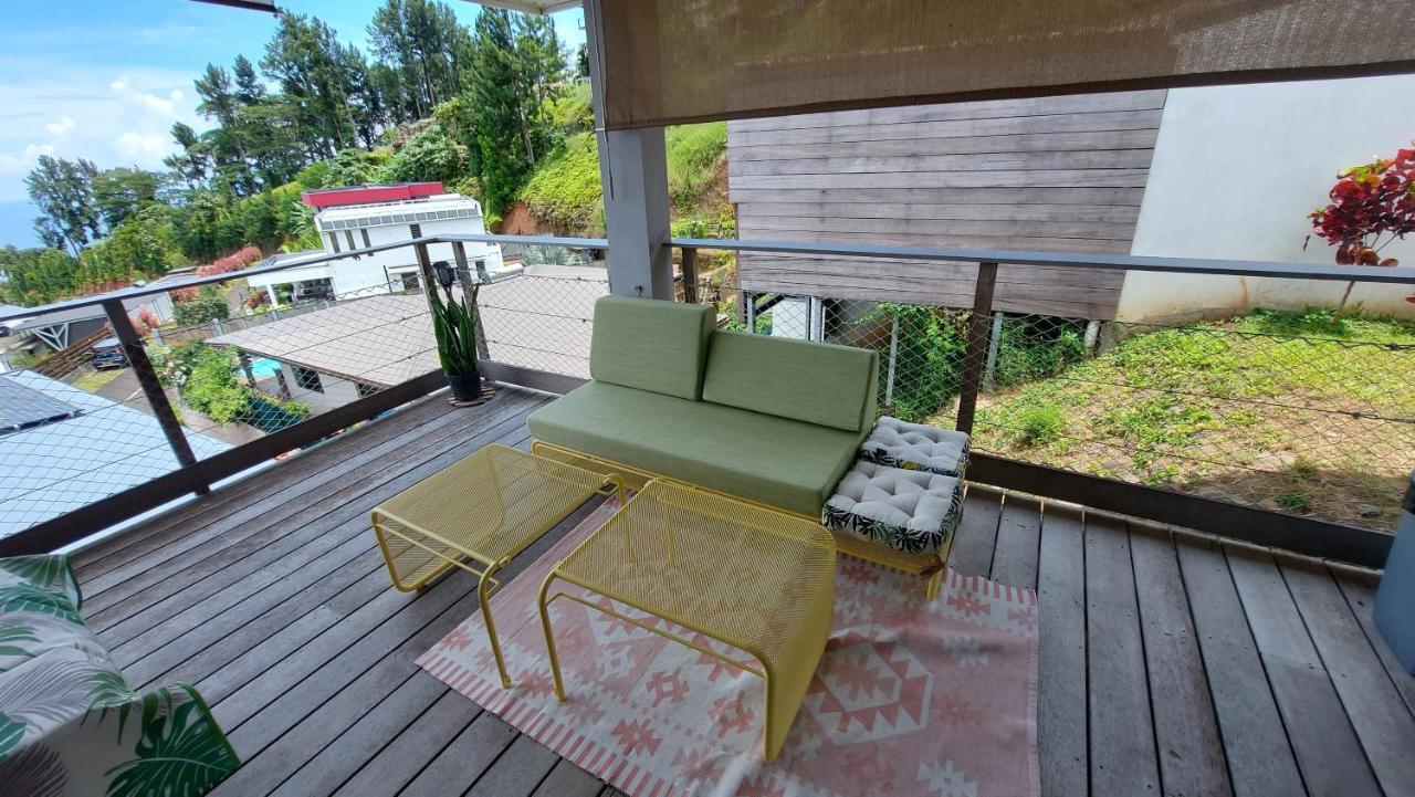 Studio Vaimiti Pour 2 Personnes Vue Mer Et Moorea Fa'a'ā Extérieur photo
