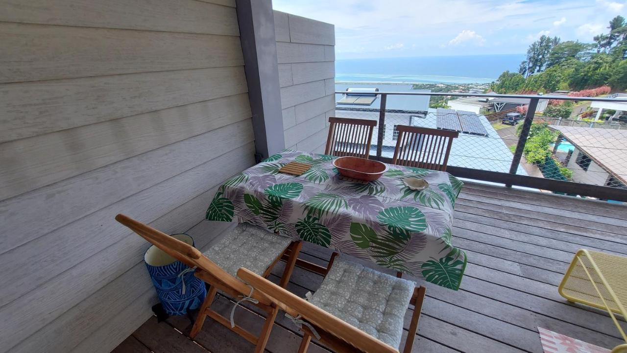 Studio Vaimiti Pour 2 Personnes Vue Mer Et Moorea Fa'a'ā Extérieur photo